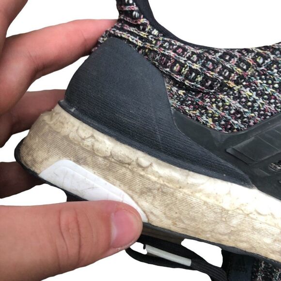 RARE 2018 Adidas Ultra Boost 3.0 Black Carbon Ash Silver Size 8 - Picture 13 of 16